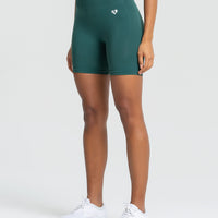 Power Seamless Cycling Shorts | Forest Green