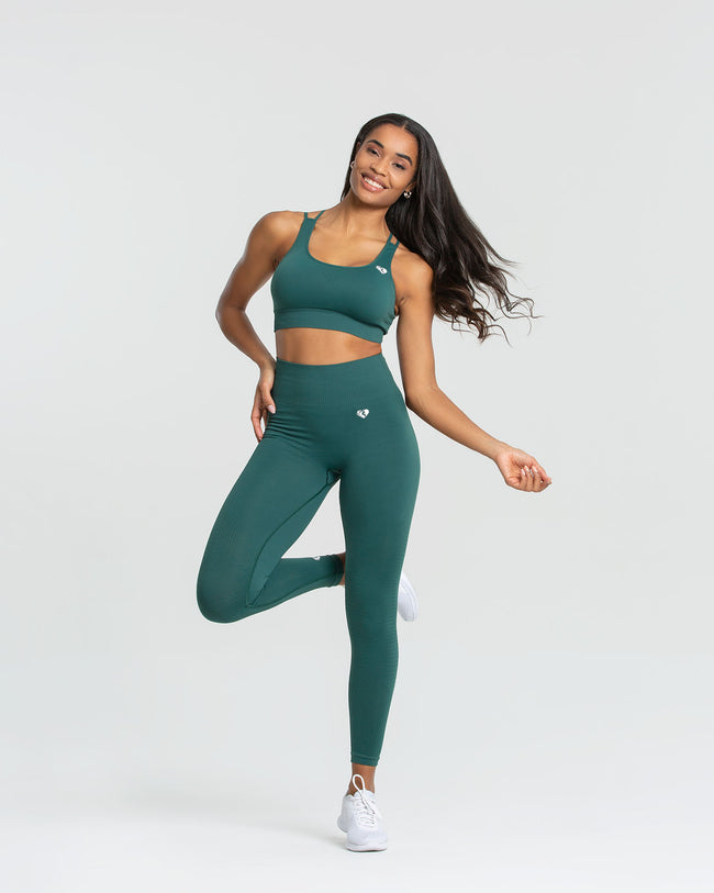 Power Seamless Leggings | Forest Green
