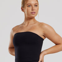 Define 2.0 Seamless Longline Bandeau Bra | Black