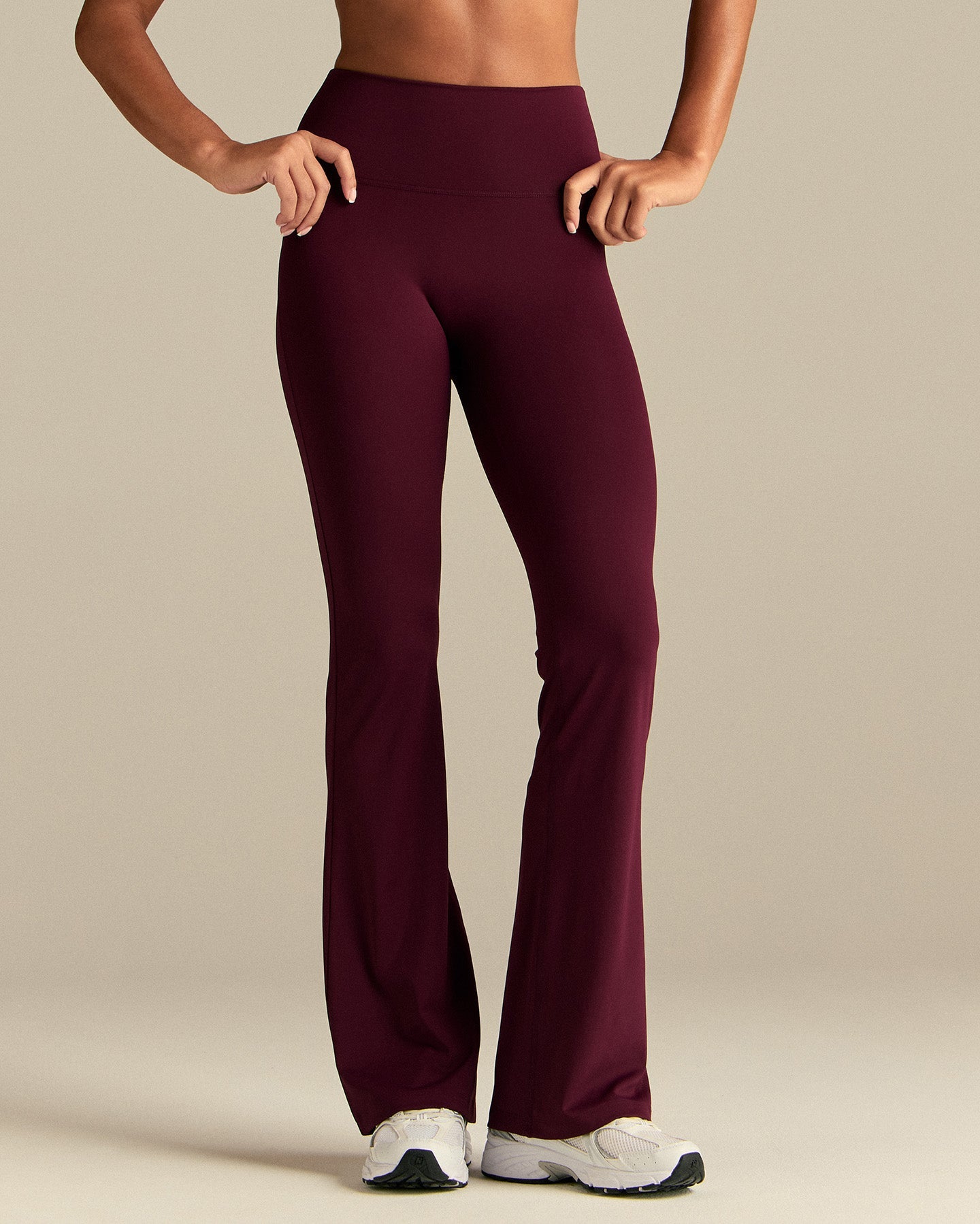Essential Flared Leggings | Merlot