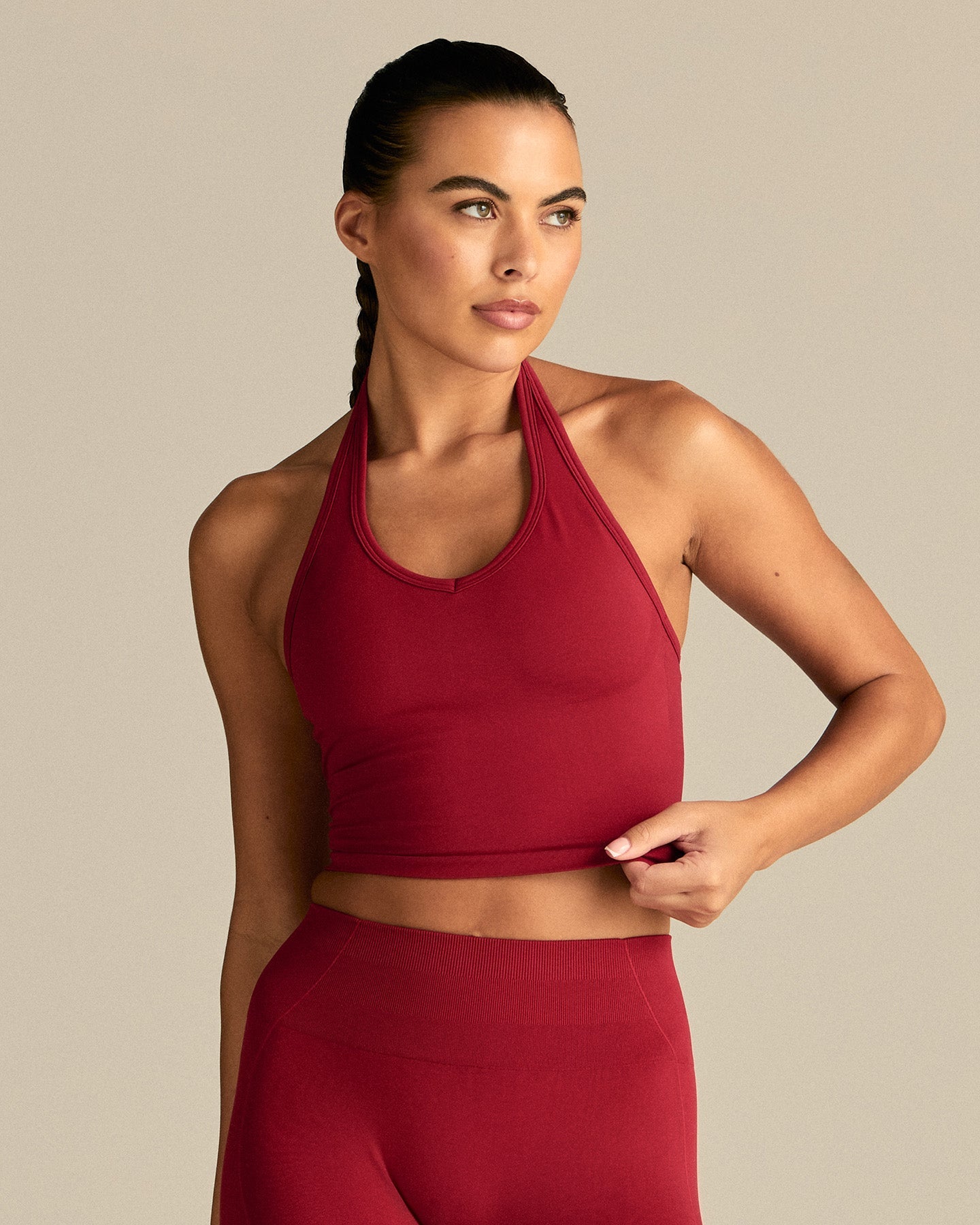 Define 2.0 Seamless Halter Tank | True Red