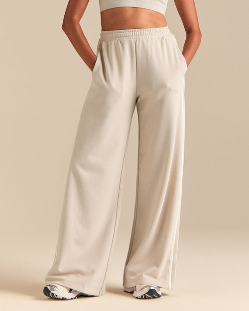 Comfort Lightweight Contrast Joggers | Stone