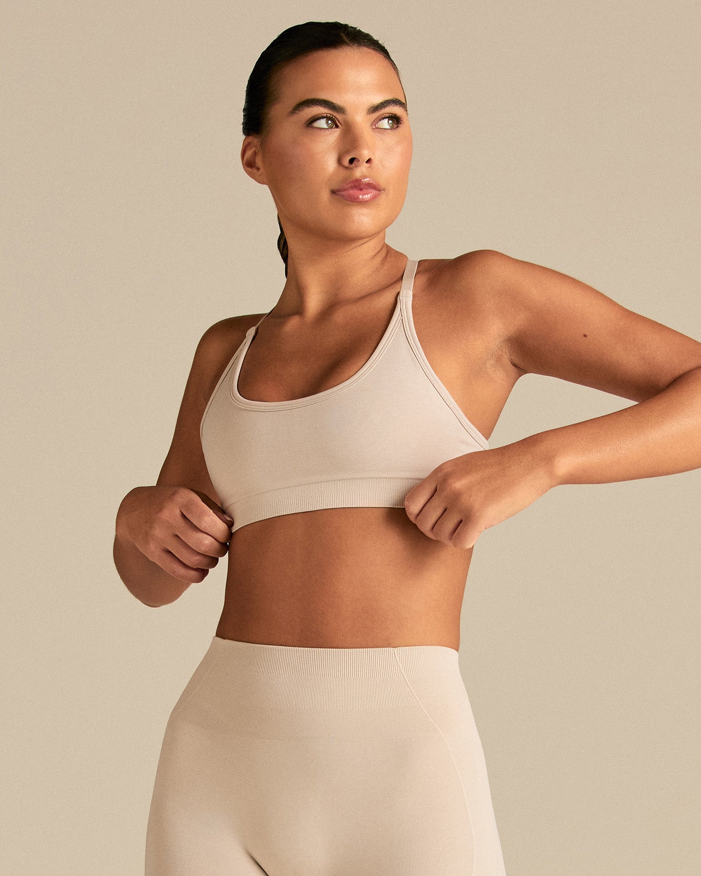 Define 2.0 Cross Back Bra | Stone