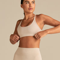 Define 2.0 Cross Back Bra | Stone