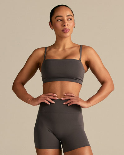 Essential Bandeau Convertible Bra | Slate Grey