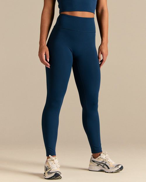 Essential High Waist Leggings | True Navy