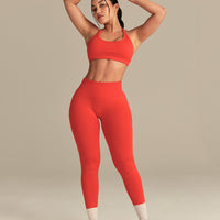 Define 2.0 Cross Back Bra | Lava Red