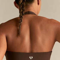 Essential Halter Tank | Cocoa