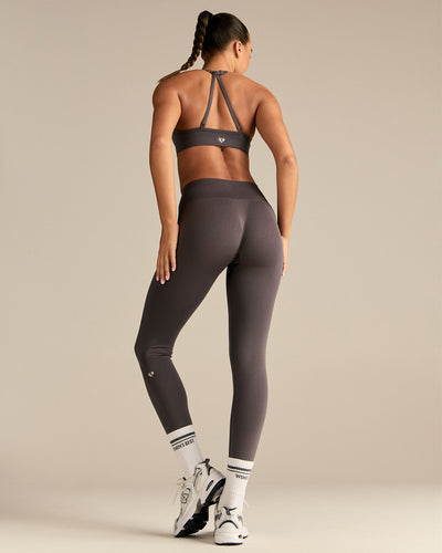 Define 2.0 Seamless Halter Neck Bra | Slate Grey