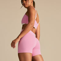 Essential High Waist Shorts | Candy Pink (2/6)
