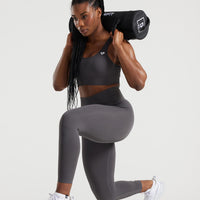 Power Seamless 7/8 Leggings | Graphite