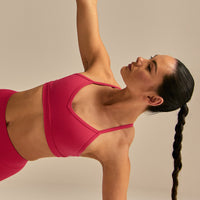 Emphasize V-Neck Bra | Watermelon