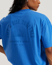 Comfort Oversized Short Sleeve T-Shirt | French Blue