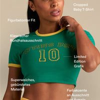 Comfort "10" Graphic Baby T-Shirt | Amazonia Green