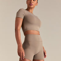 Essential Shorts | Taupe Grey