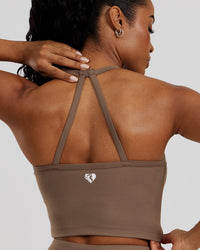 Essential Built-In Bra Crop Tank Top | Caribou