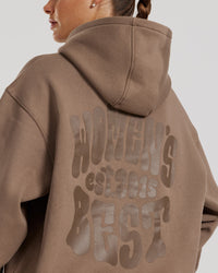 Comfort Oversized Statement Graphic Hoodie | Caribou