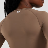 Essential Long Sleeve Crop Top | Caribou