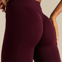 Define 2.0 Seamless Scrunch Leggings | Merlot