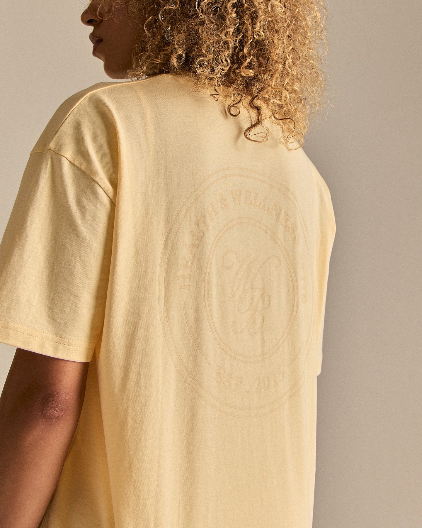 Comfort WB Logo Oversized Short Sleeve T-Shirt | Buttercup