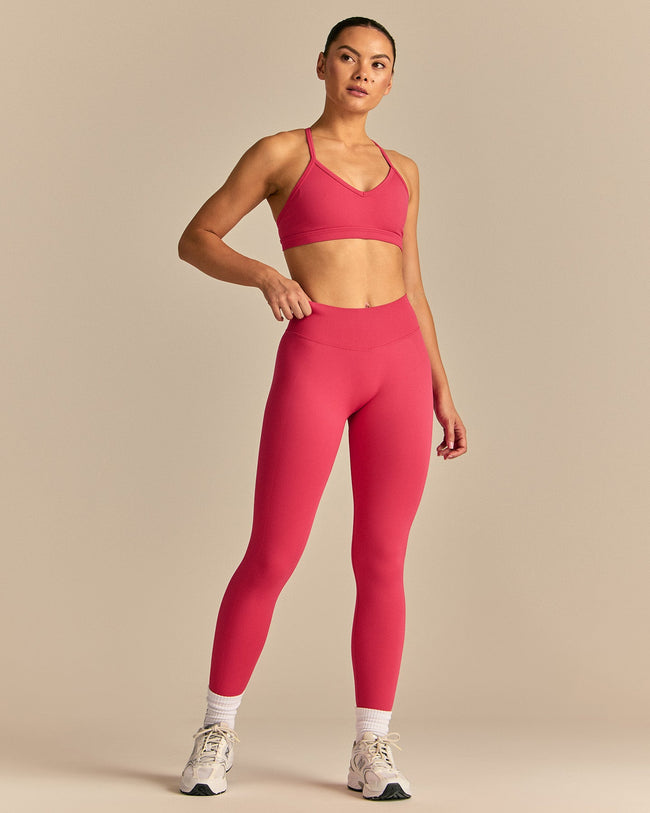Emphasize Mid Waist Leggings | Watermelon