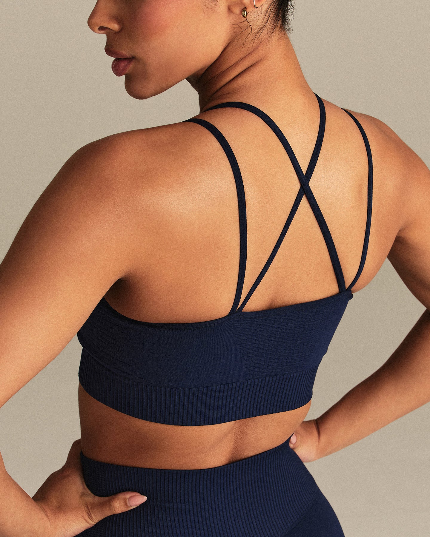 Power Seamless Sports Bra | Sapphire Blue