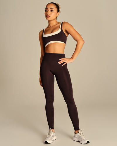 Essential Double Layer Bra | Cafe Noir