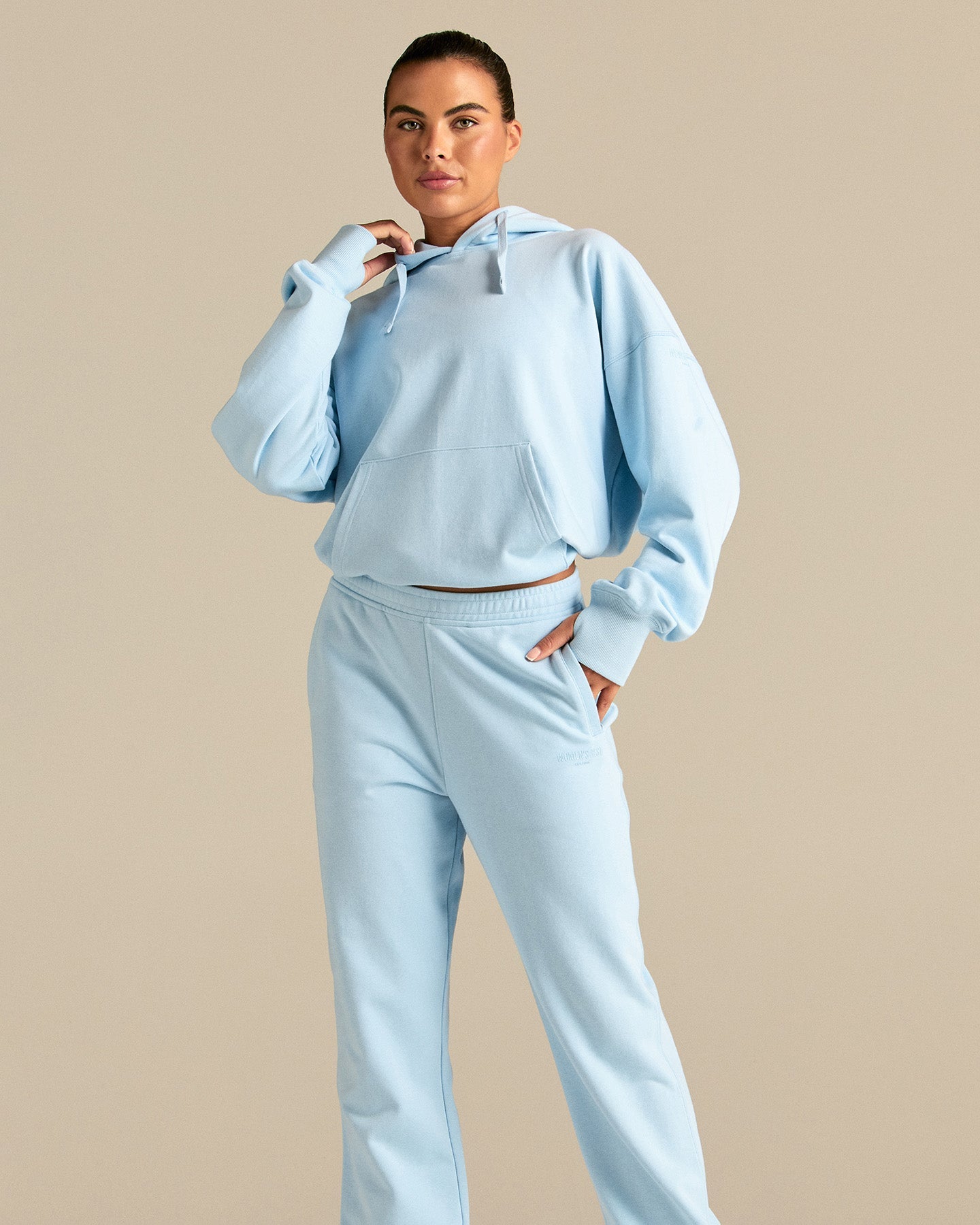 Comfort Oversized Hook Up Hoodie | Blue Haze