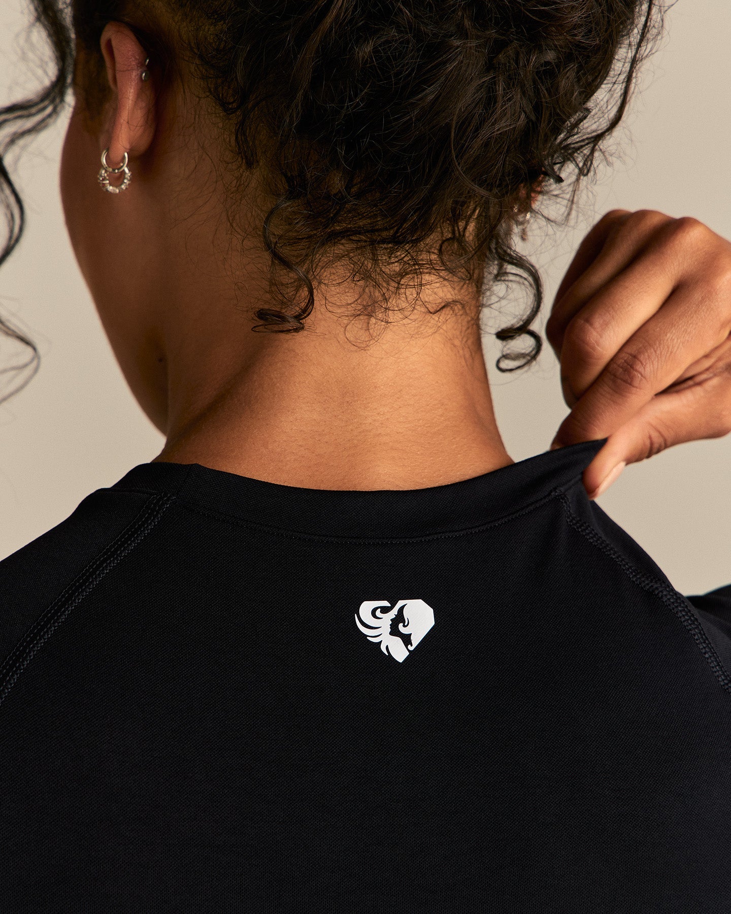 Power Seamless Short Sleeve Top | Black