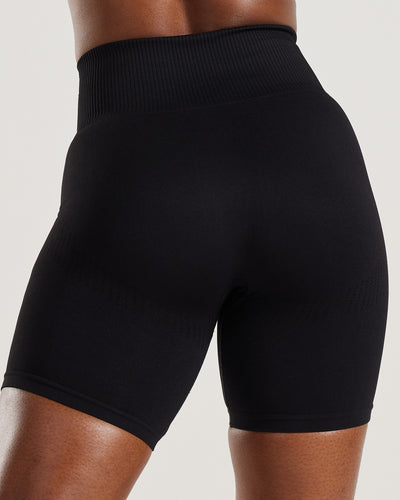 Black high waisted cycling shorts online