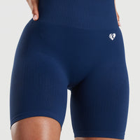 Power Seamless Cycling Shorts | Sapphire Blue