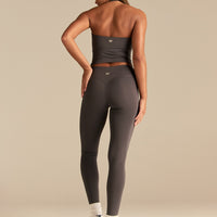 Essential Halter Tank | Slate Grey