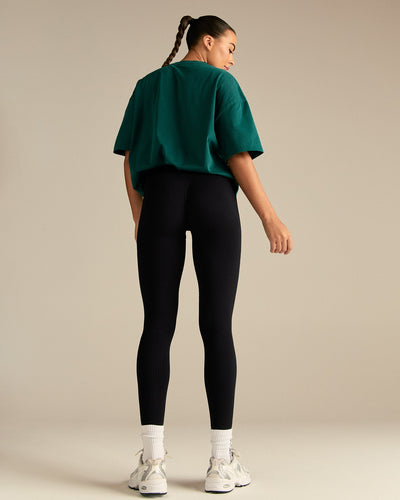 Comfort Oversized Short Sleeve T-Shirt | Vintage Midnight Green