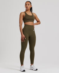 Power Seamless Leggings | Khaki