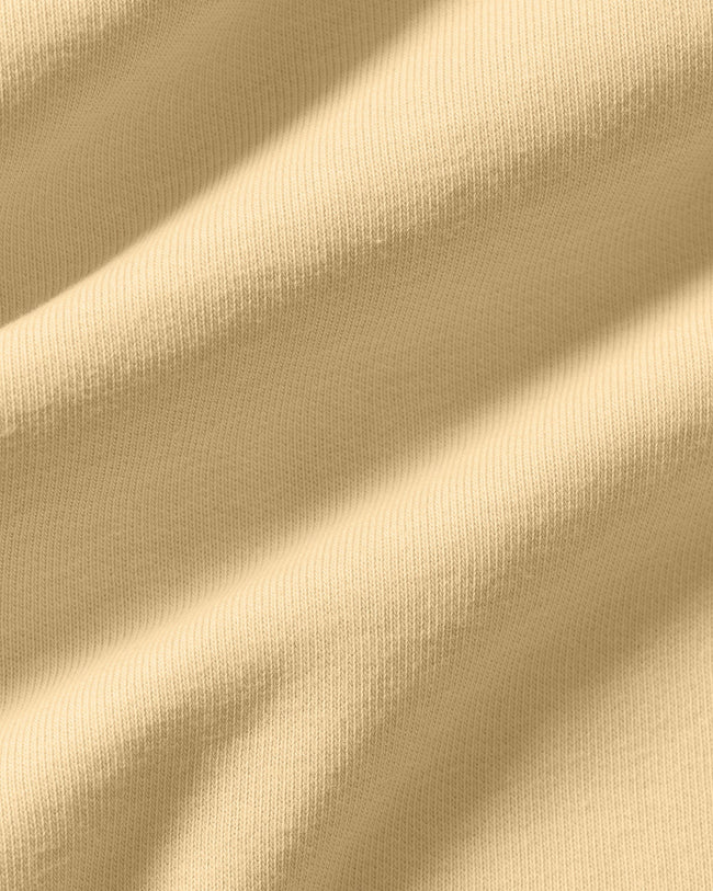 Comfort Lightweight Raw Edge Oversized Crew Neck | Buttercup