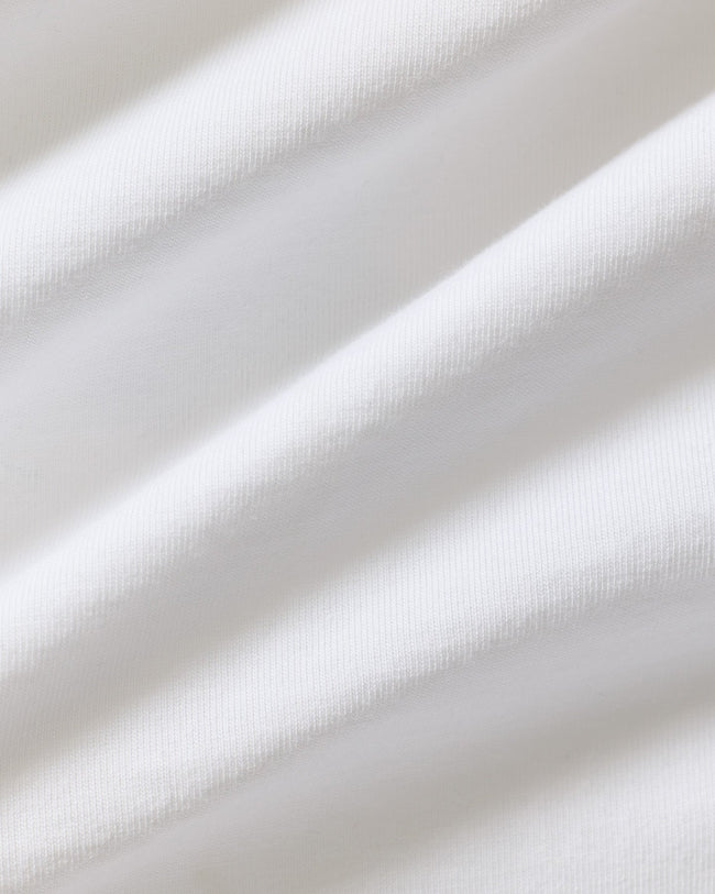 Comfort Pump Cover Ultra Cropped Sweat | White