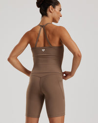 Essential Built-In Bra Midi Tank | Caribou