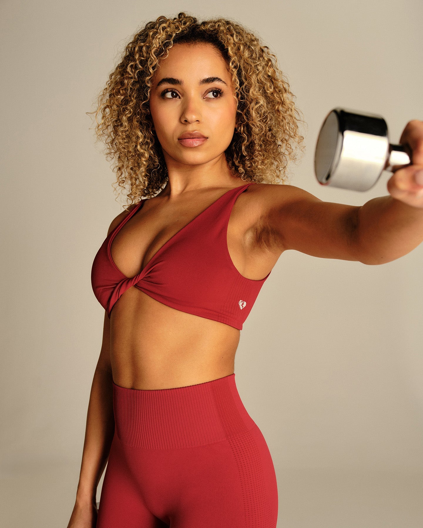 Power Reversible Twist Bra | True Red