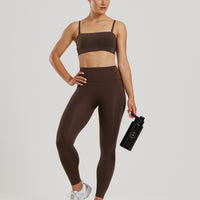 Essential High Waist Leggings | Cocoa