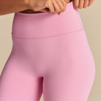 Essential High Waist Capri Leggings | Candy Pink (6/6)