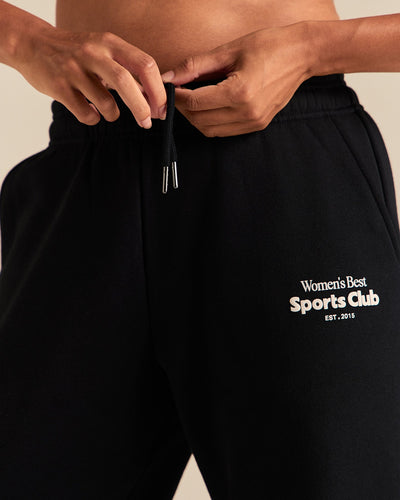 Comfort Sports Club Joggers | Black