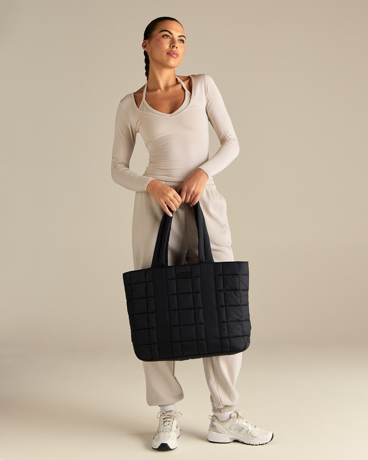 All Day Puffer Tote Bag | Black