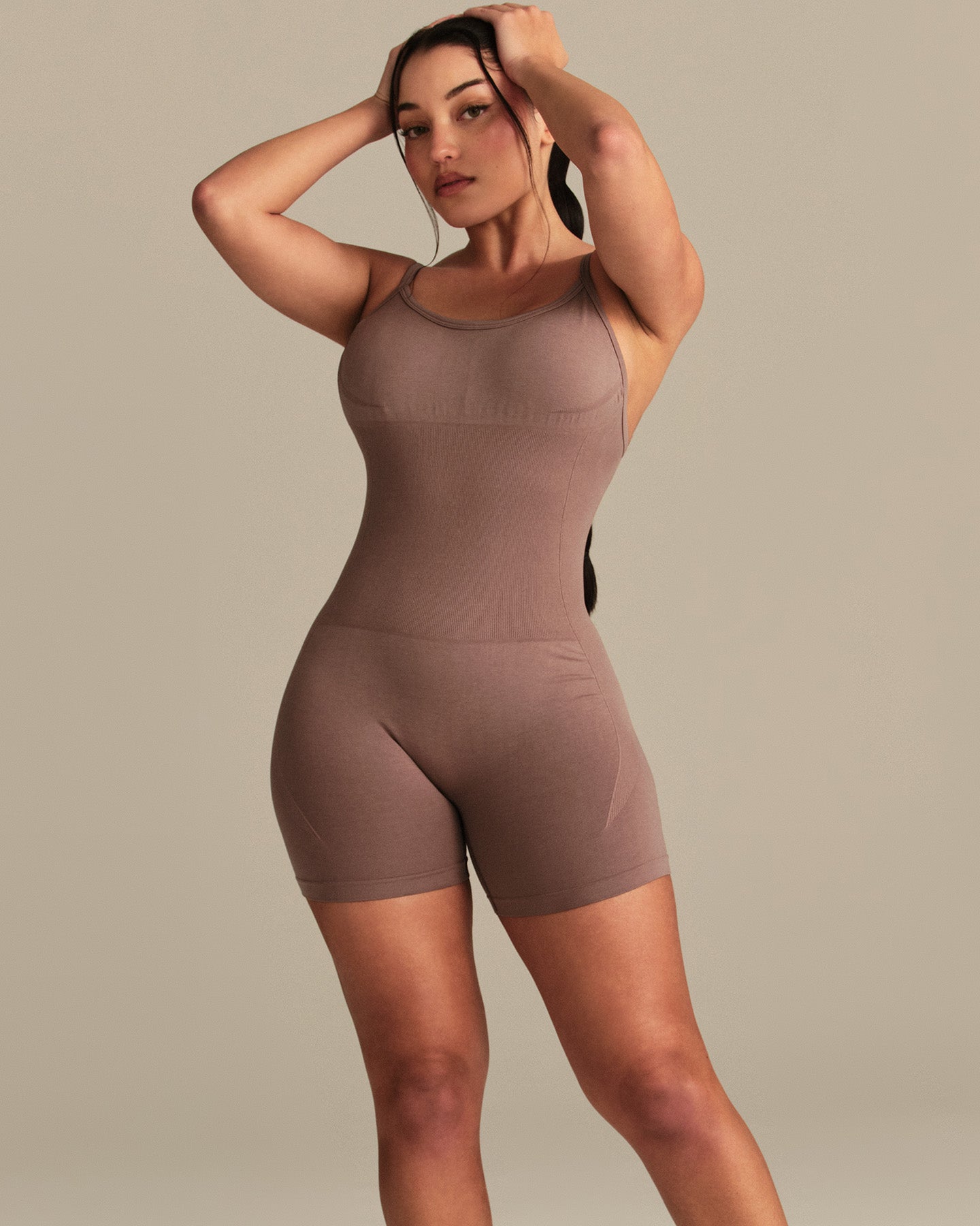 Define 2.0 Scrunch Short Unitard | Mocha