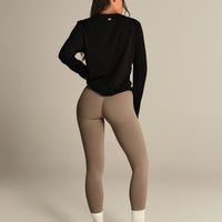 Lightweight Seamless Long Sleeve T-Shirt | Black