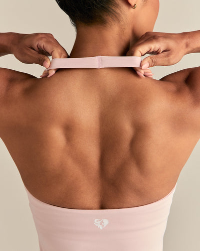 Essential Halter Tank | Ballet Pink