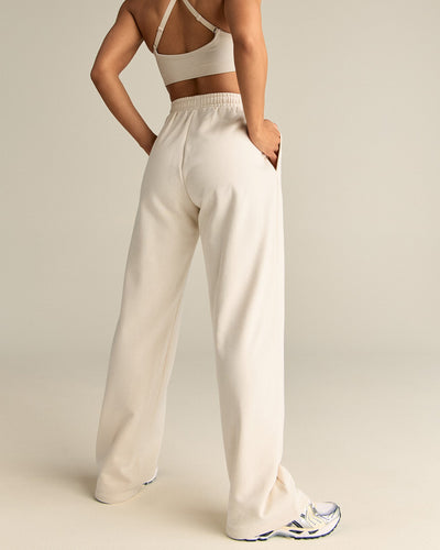 Comfort Lightweight Straight Leg Joggers | Off White