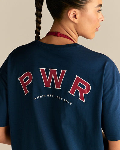 Comfort PWR Oversized Short Sleeve T-Shirt | True Navy