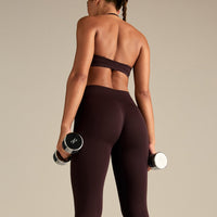 Define 2.0 Seamless Scrunch V-Neck Bra | Cafe Noir