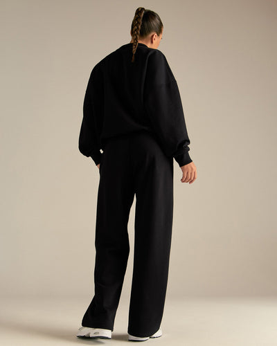 Comfort Outdoor 1/4 Zip Graphic Sweat | Black