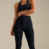 Power Seamless Leggings | Washed Black